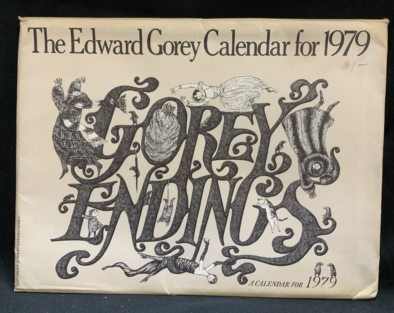 1978 The Edward Gorey Calendar for 1979 NY (1 of 11)