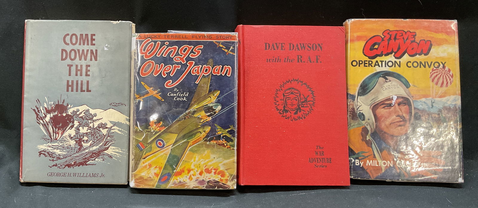 4 1st Ed 1940s-60s War&Airplane Bks Canfield Cook+ (1 of 13)