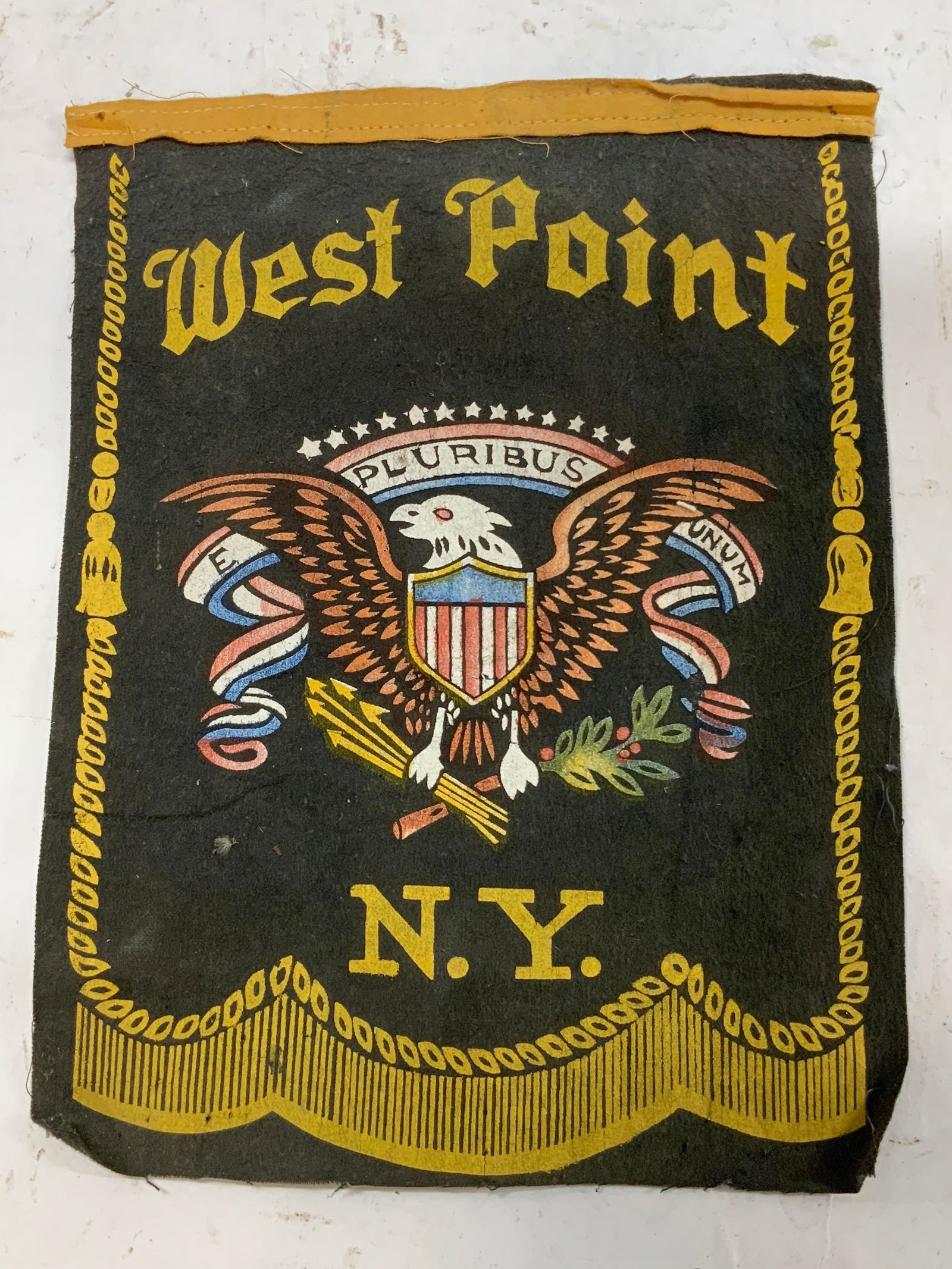 Vtg West Point Military Academy Pennant (1 of 6)