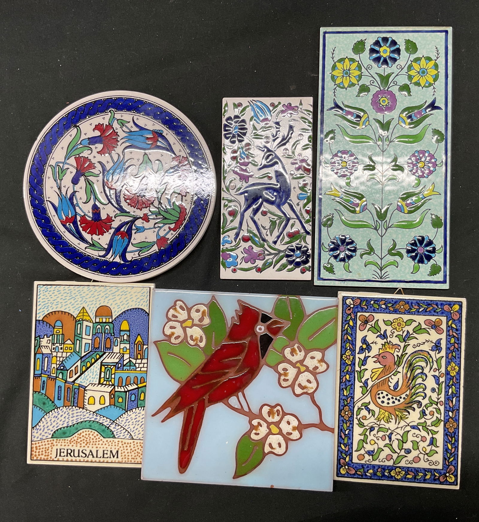 Lot 6 SGND Crmc Decor Tiles Greece, Jerusalem1994+ (1 of 11)