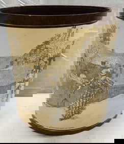 Munson Afternoon Bout At Tennis Faux Leather Vessel