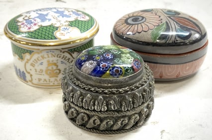 3 Trinket Bxs OLVERA Mex, Buckingham Palace & More