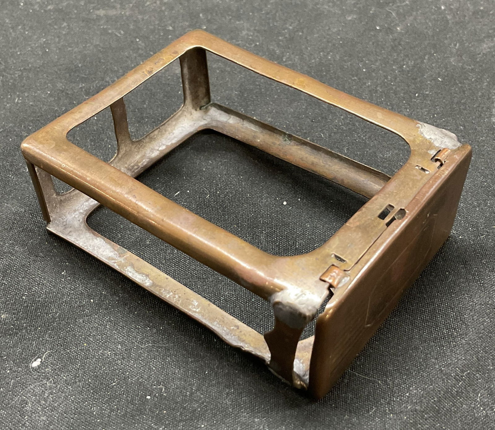 Vtg Brass Metal Cigarette Case Holder (1 of 6)