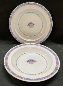 Pair Vtg Wedgwood Boston Ceramic Bowls England
