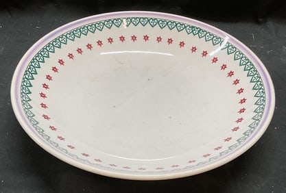 Antique VILLEROY & BOCH Ceramic Spongeware Bowl