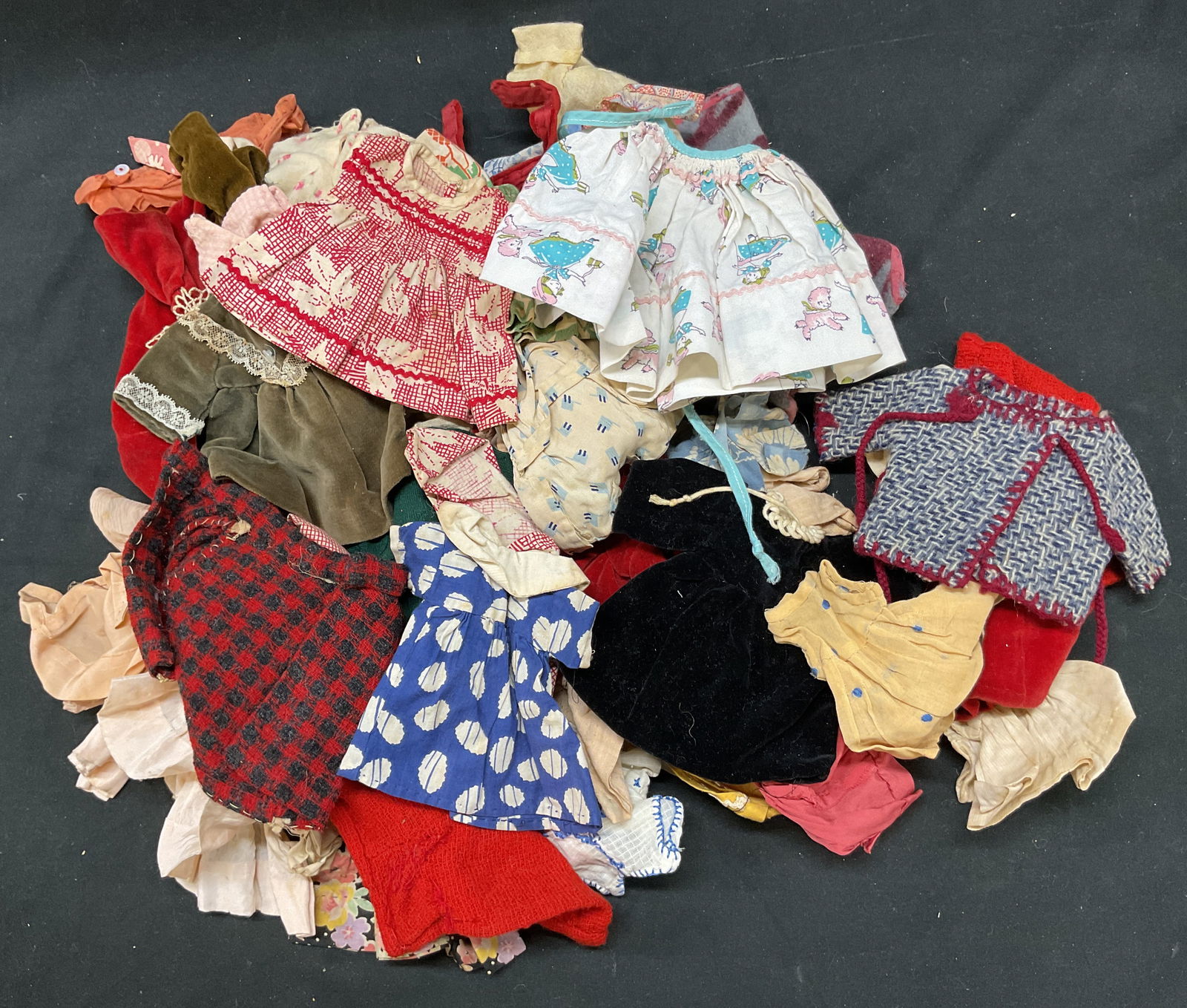 50+ Assorted Vintage Doll Clothing (1 of 7)