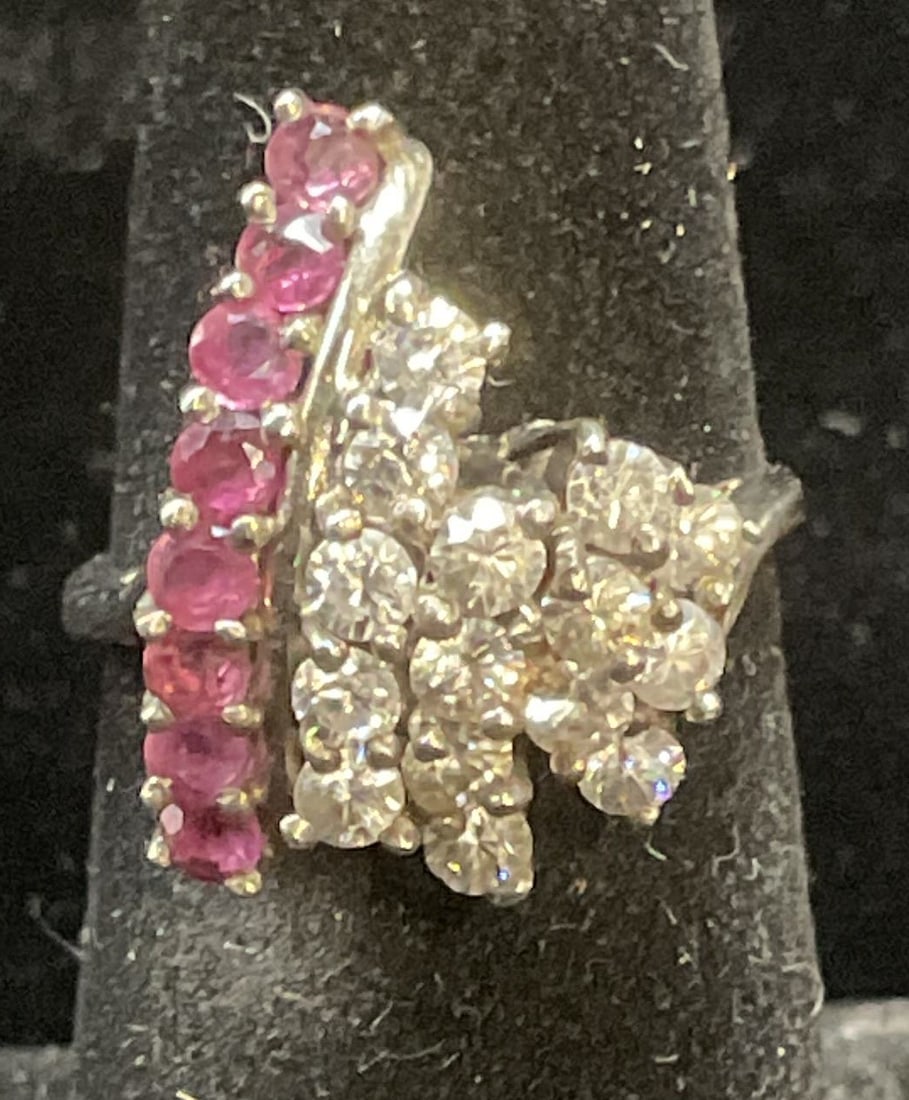 Vintage Sterling Silver Semiprecious Ring (1 of 6)