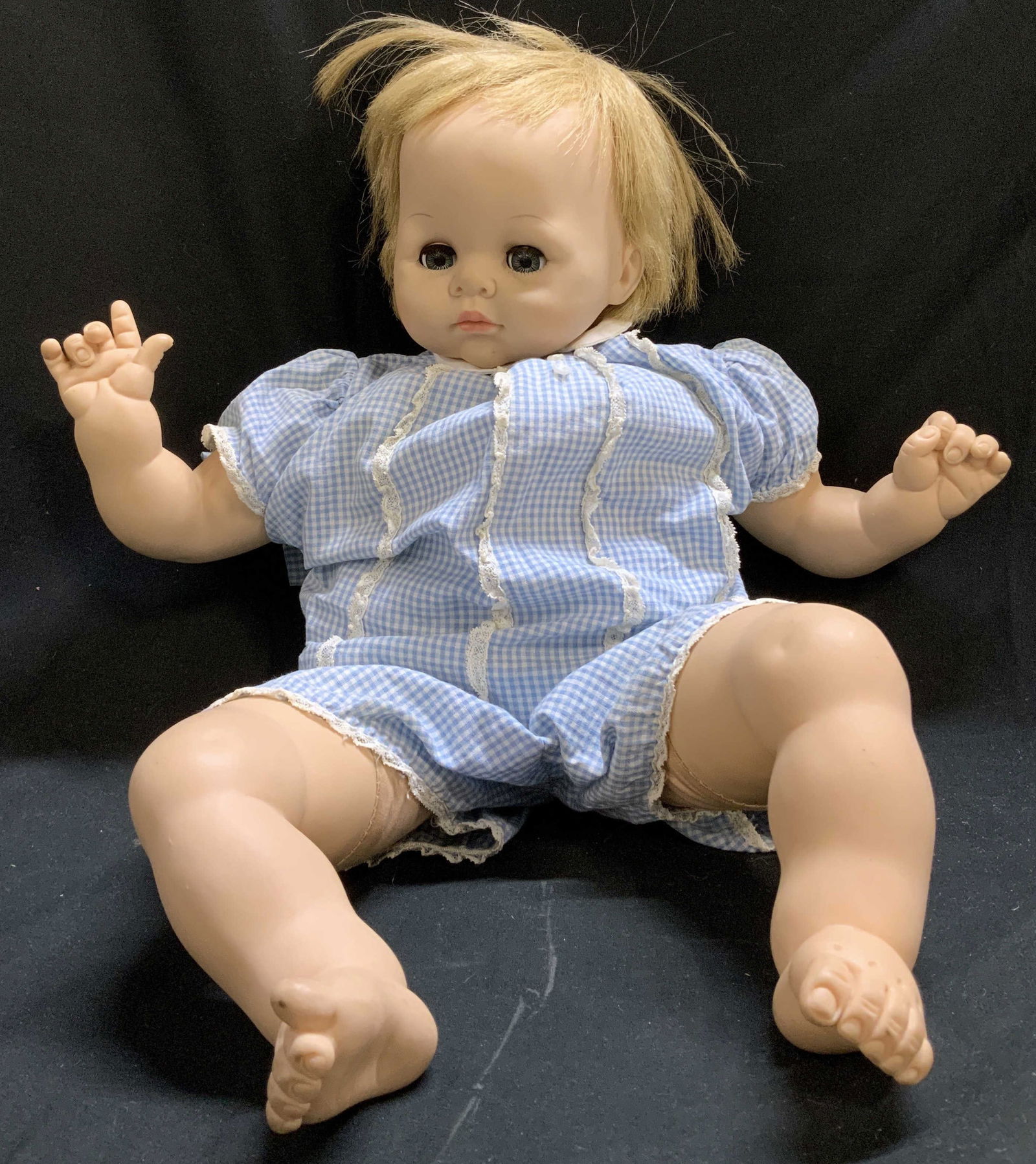 Vtg 1965 Alexander Baby Doll W Gingham Outfit (1 of 6)