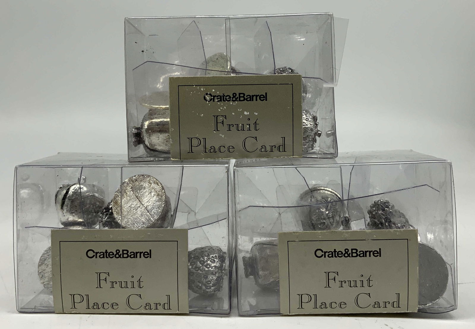 Set 18 Crate & Barrel Fruit Card Holders SPAIN (1 of 7)