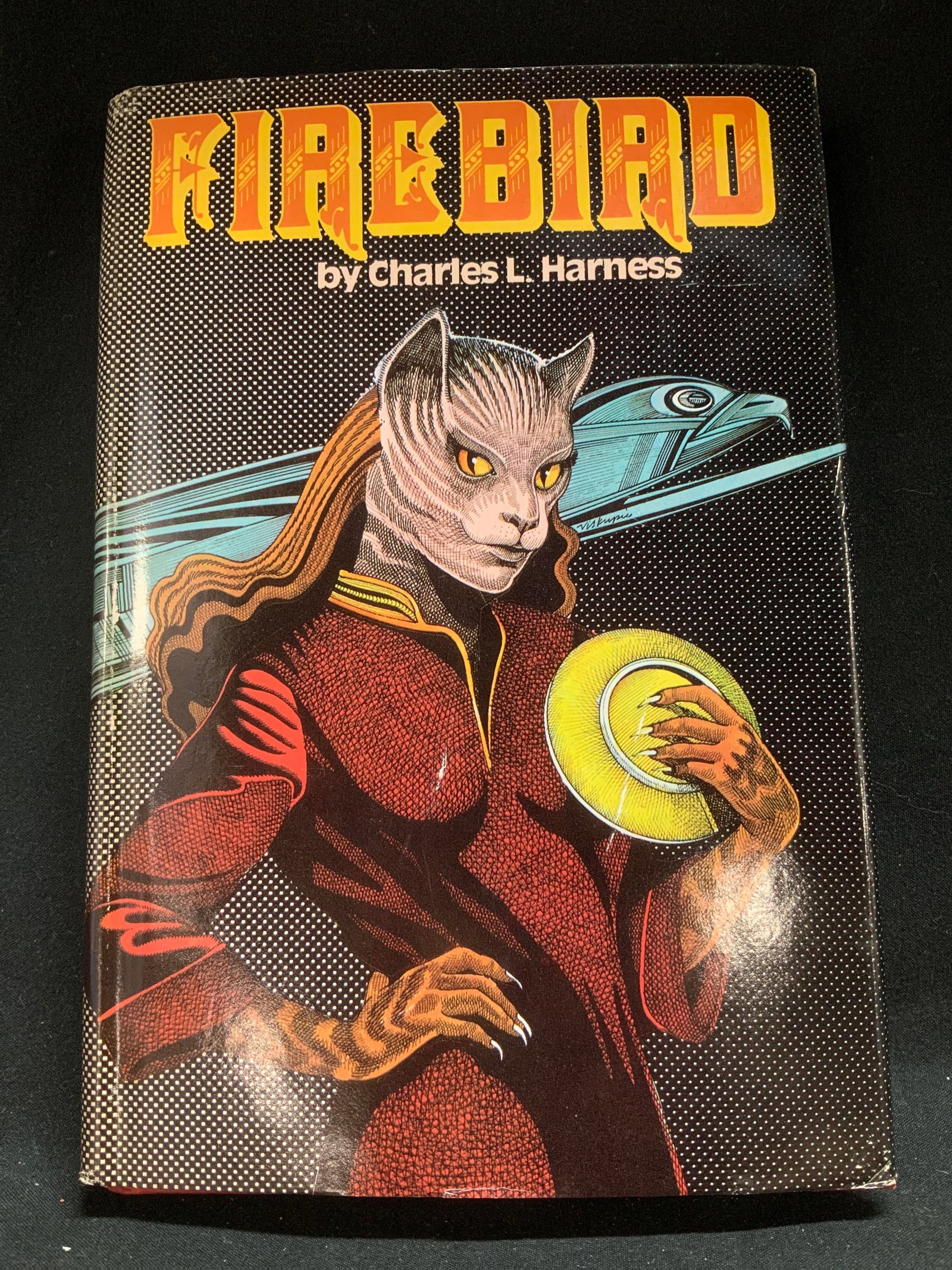 1981 Firebird Book Club Edition Bk Charles L HARNESS: Firebird by Charles L. Harness. Pocket Books NY. Copyright 1981. Printed in the United States. Book Club Edition. Front cover features an illustration of a cat figure. Surface wear consistent to age, 