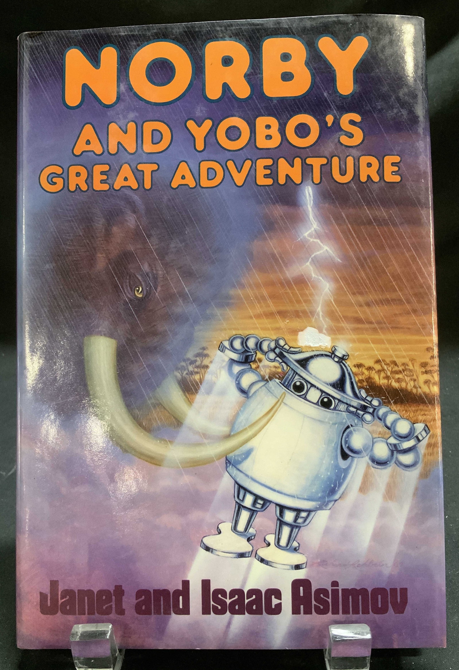 1989 Norby & Yobos Great Advent 1stEd Bk ASIMOV: Norby & Yobos Great Adventure by Janet & Isaac Asimov. Walker & Company NY. Copyright 1989. First Published in the USA in 1989. Printed in USA. Surface wear consistent to age, use & exposure. Measurem