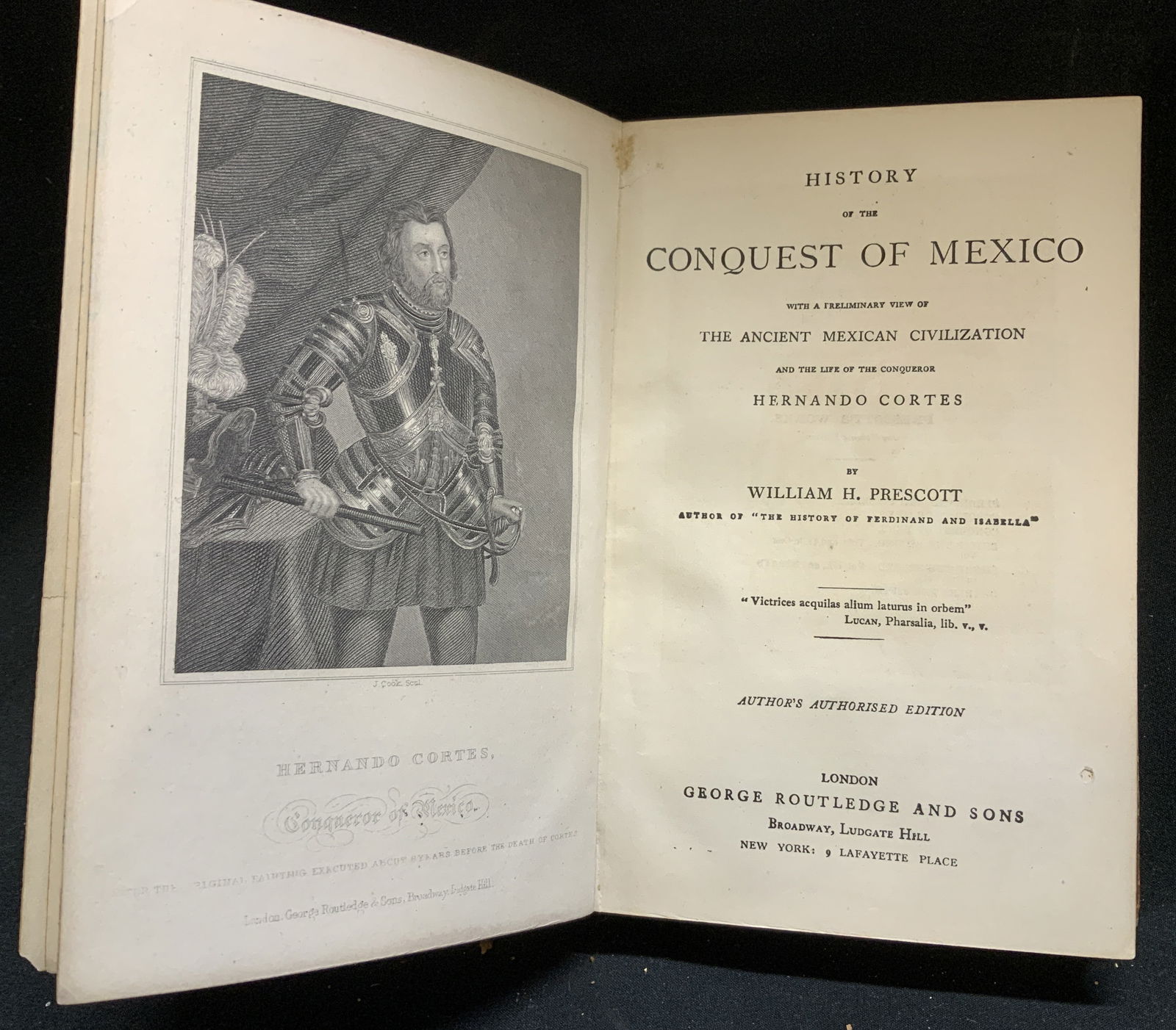 1880s History Conquest of Mexico Bk William H Prescott (1 of 7)