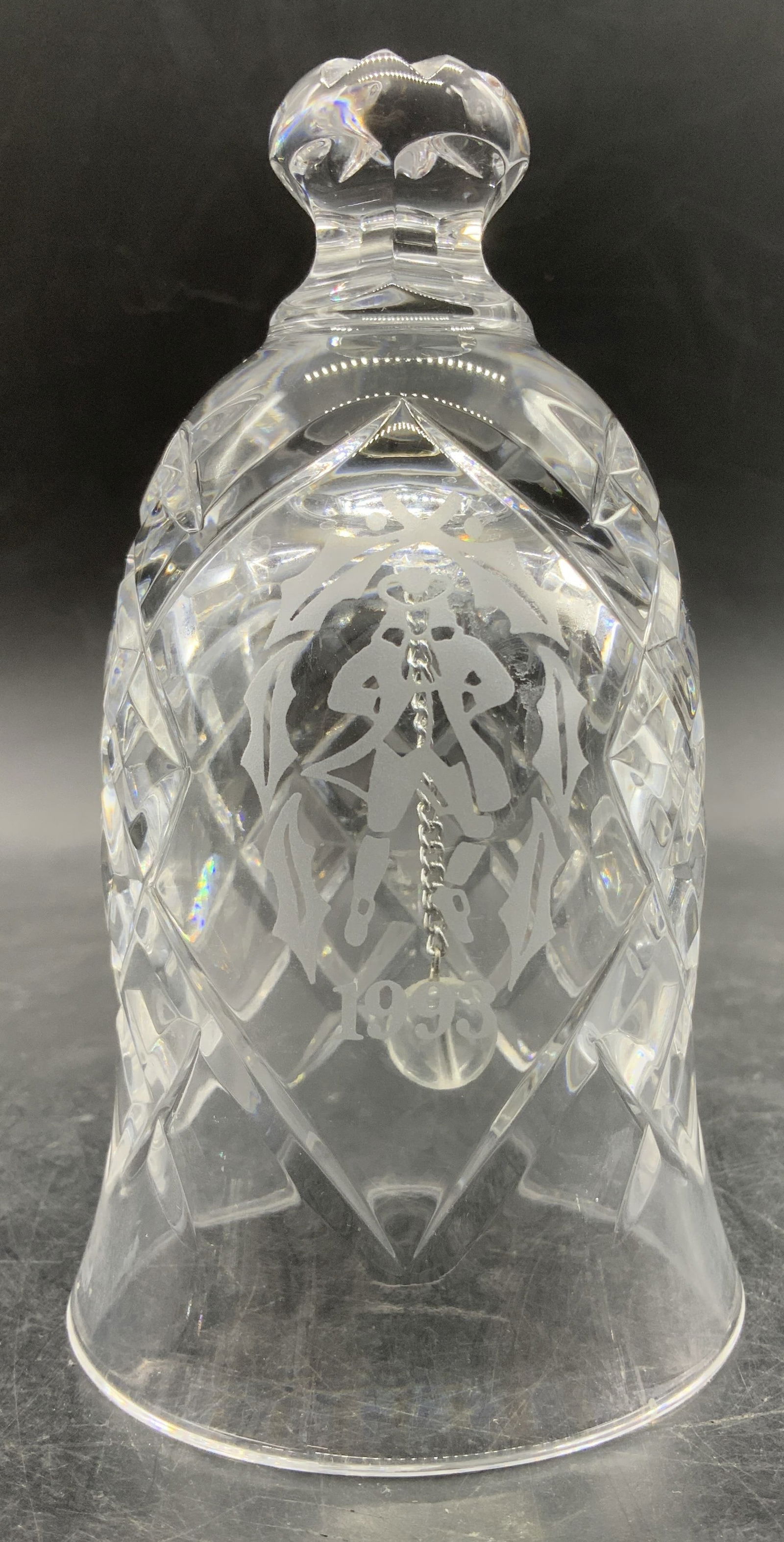 1993 Waterford Crystal 12 Days of Christmas Bell (1 of 6)
