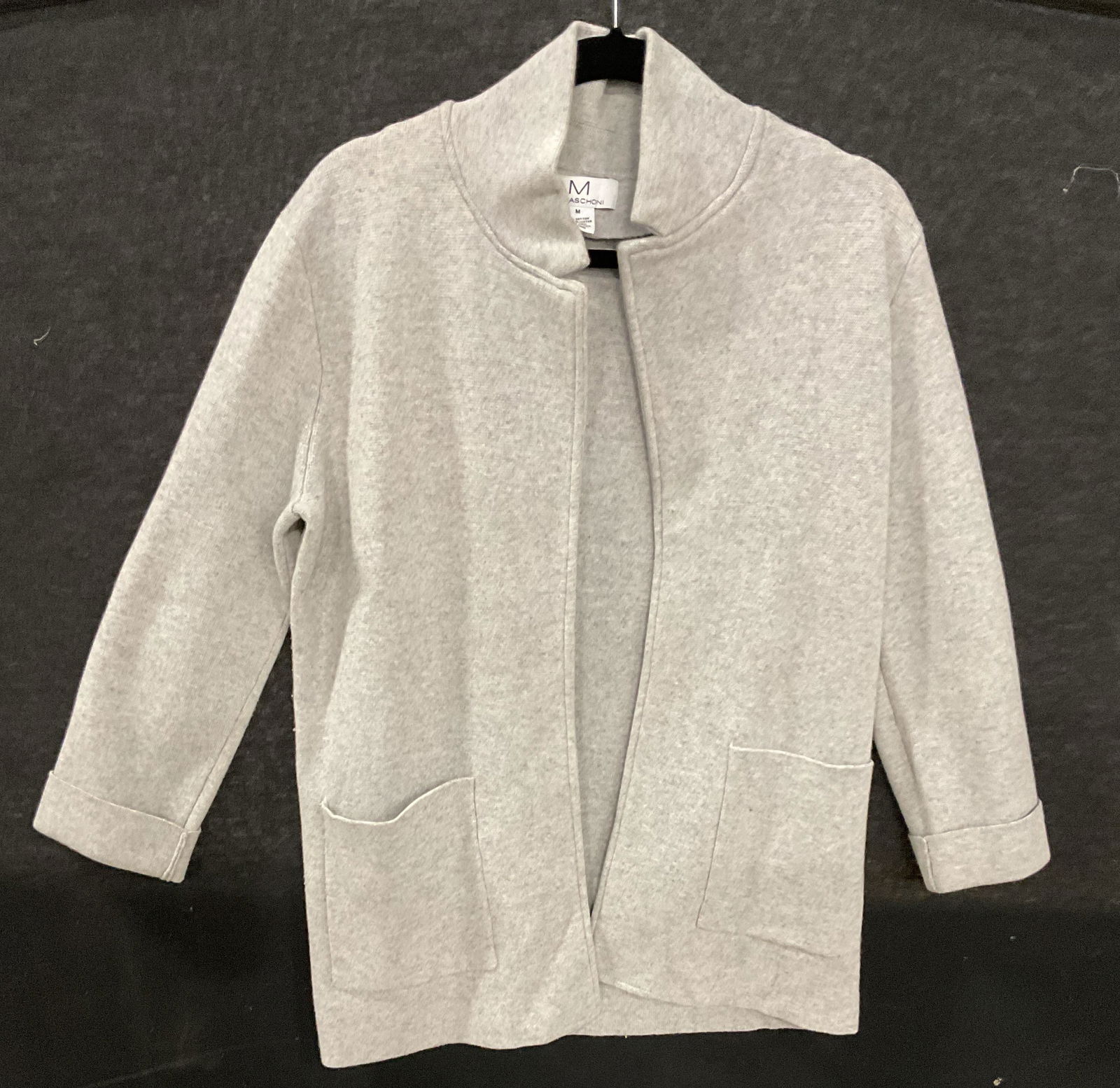 MAGASCHONI Grey Cotton Sweater Jacket (1 of 6)