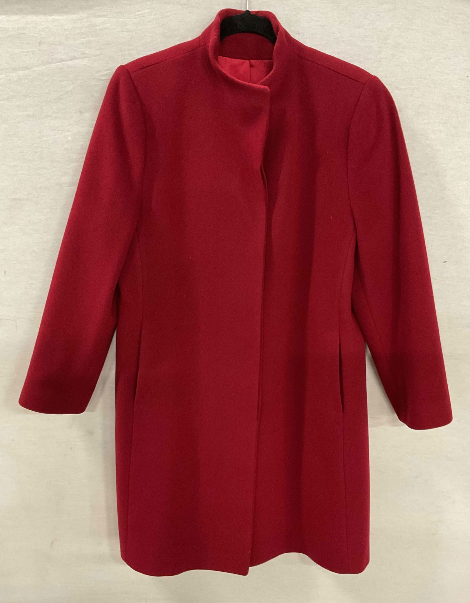 Vtg Fleurette Red Cashmere Wool Coat (1 of 6)