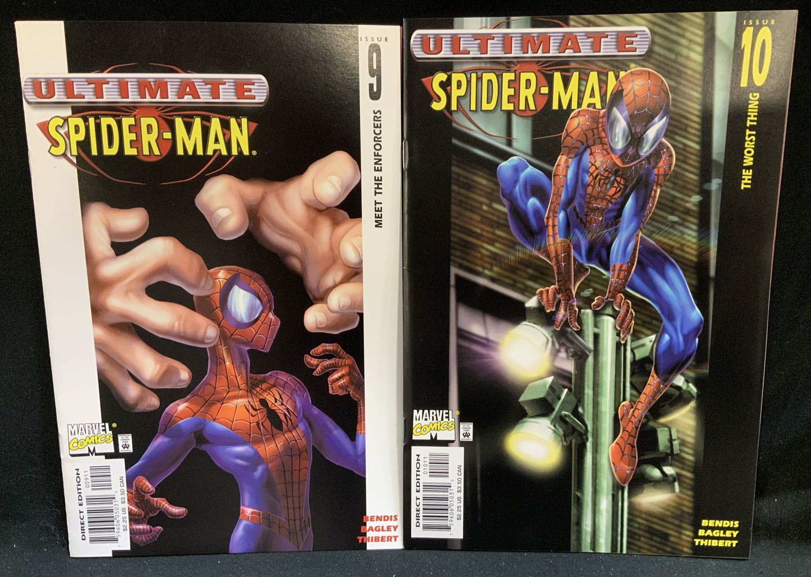 Lot 2 Marvel 2001 Ultimate Spider-Man Comic Bks (1 of 8)