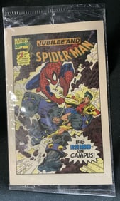 2 Marvel Mini Comics Spiderman & Wolverine NIP 1990s