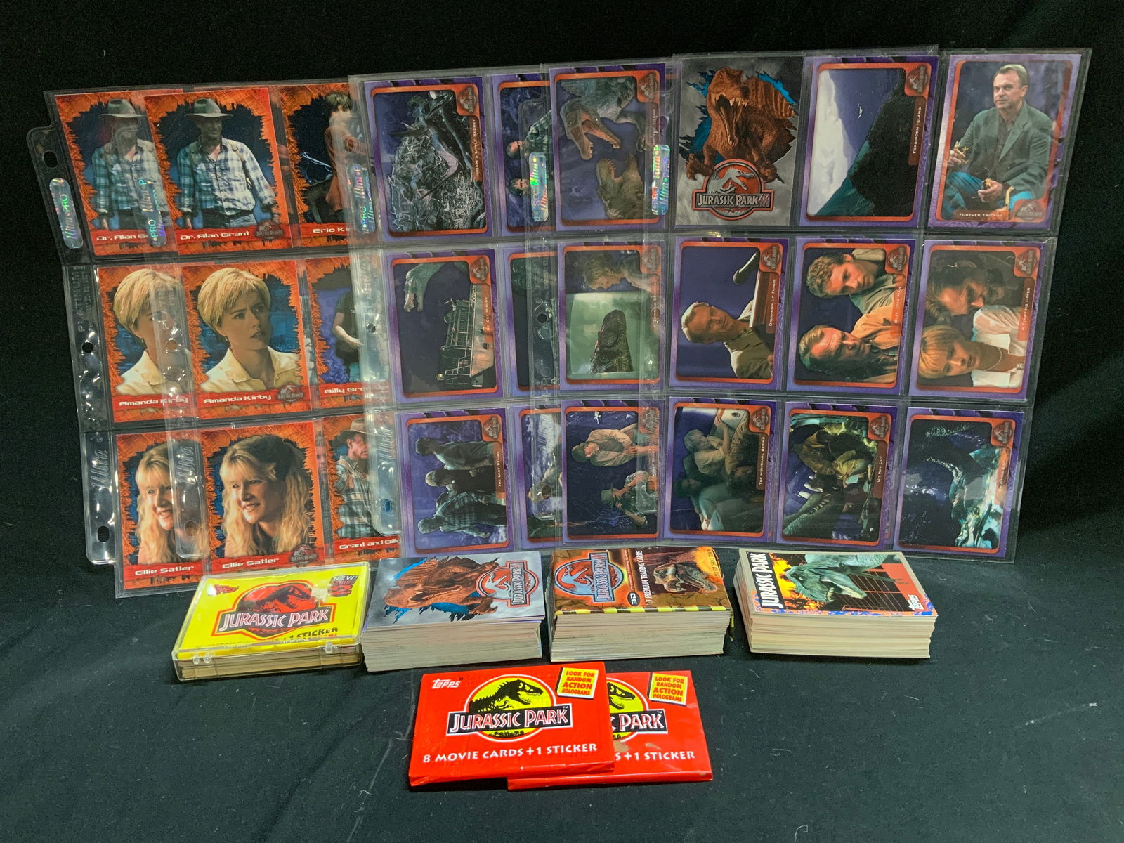 Lot 60+ 1990-2001 Jurassic Park Trading Cards (1 of 6)