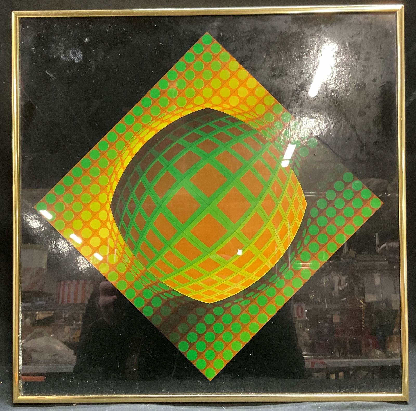 After Victor Vasarely Vega Zett 01 Lithograph (1 of 6)