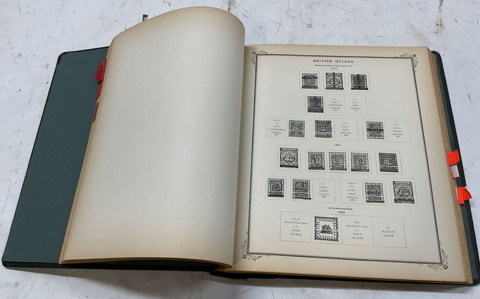 Assorted UK Colonies Stamps Album 1800s-1900s (1 of 9)