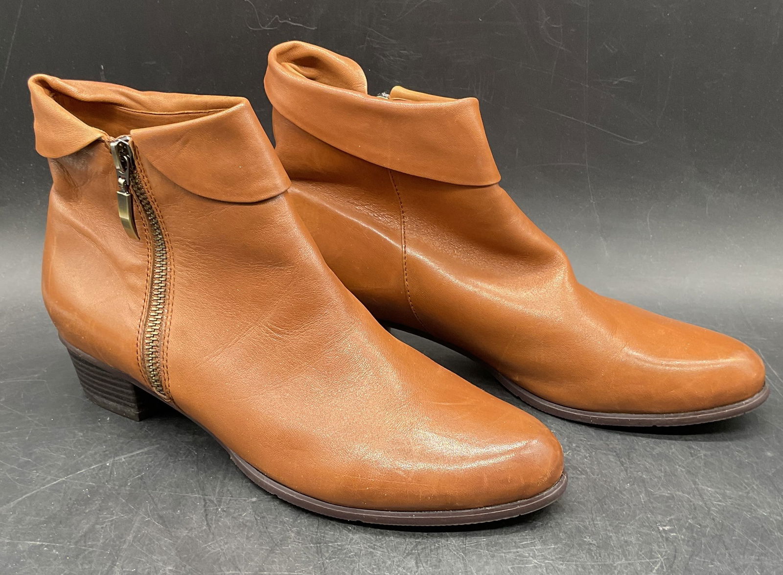 Spring Step Stockholm Tan Leather Boots (1 of 6)