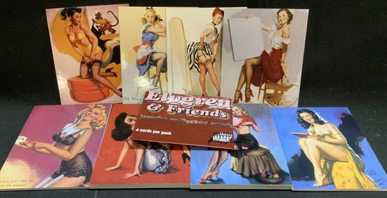 20+ 1997 Elvgren&Friends Jumbo Cards Pin up Girls