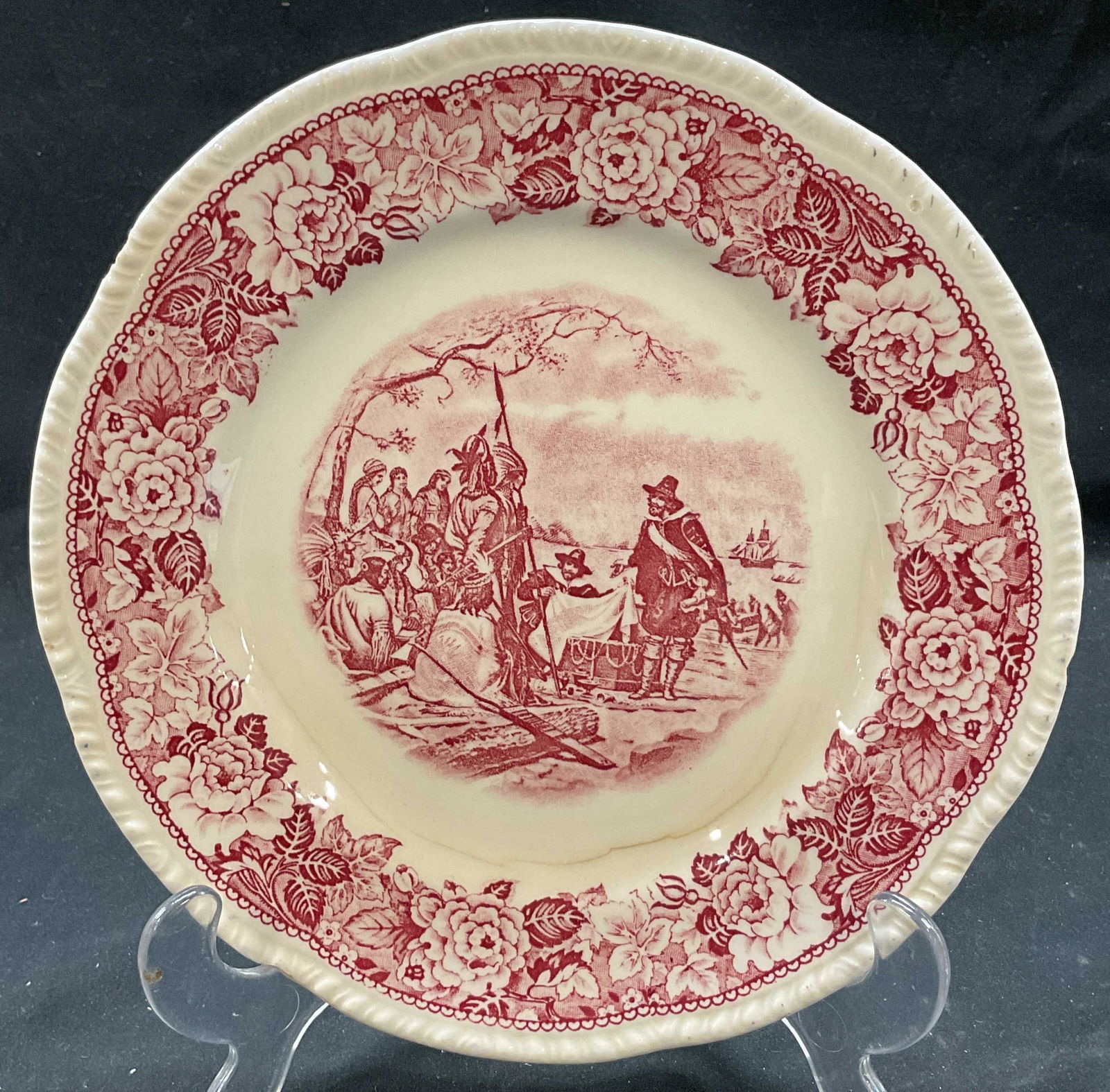 SGND Homer Laughlin Historical America Plate USA (1 of 11)