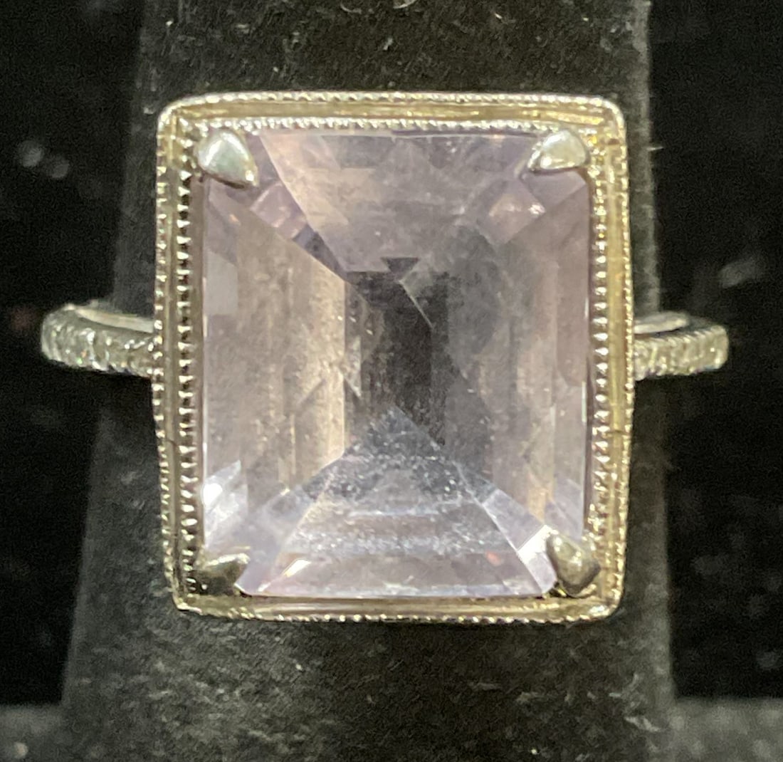 CID Sterling Silver Purple Semiprecious Ring (1 of 6)