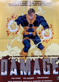1994 DC Comics Damage Promotional Poster