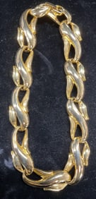 Vintage Gold Tone Chunky Chain Necklace