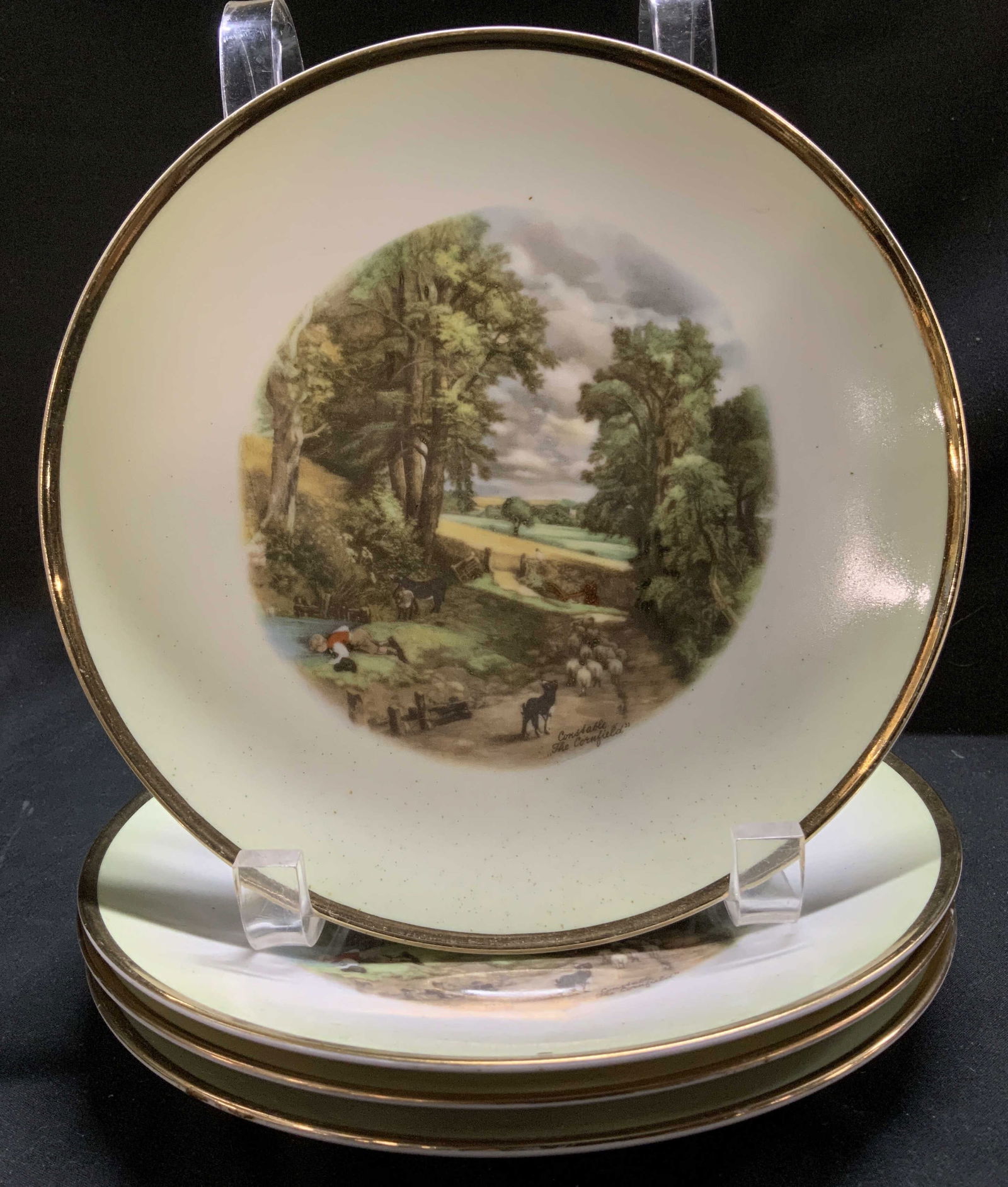 Set 4 Mitterteich Scenic Porc Plates GERMANY (1 of 6)