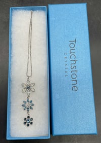 Touchstone Swarovski Flower Crystal Necklace