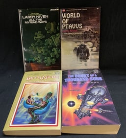 Lot4 Ballantine Sci-Fi 1st Ed 1960-80s Bks NIVEN+