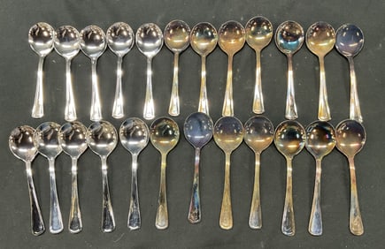 Set24 SGND Delta Airlines World Silver Plated Spoons