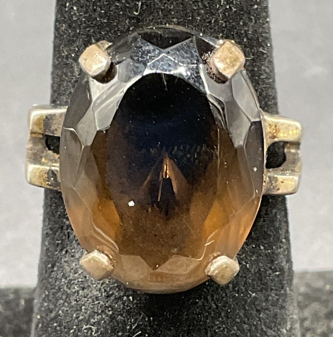 Vintage Sterling Silver Semiprecious Ring (1 of 6)