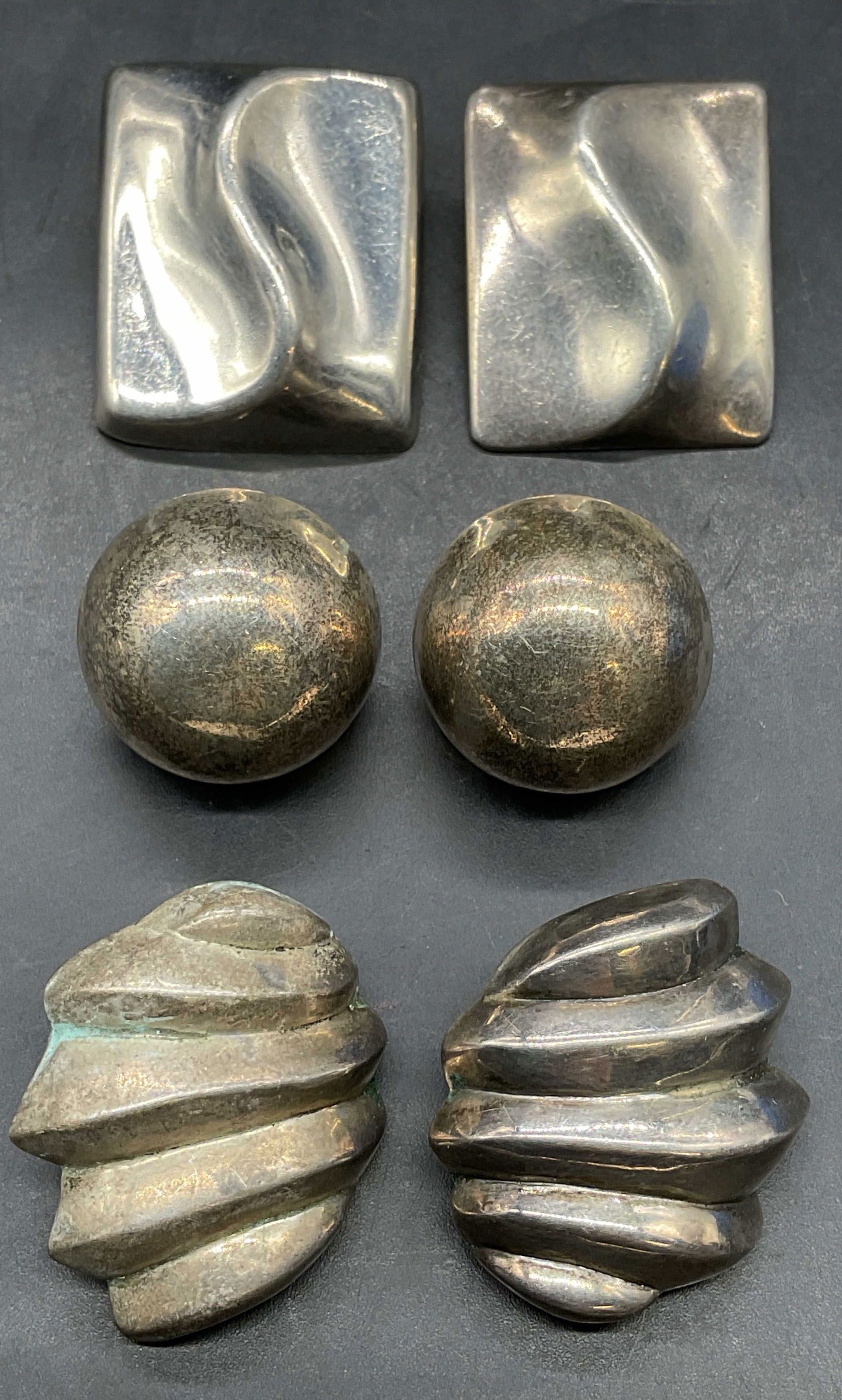 Lot 3 Vintage Sterling Silver Earrings (1 of 7)