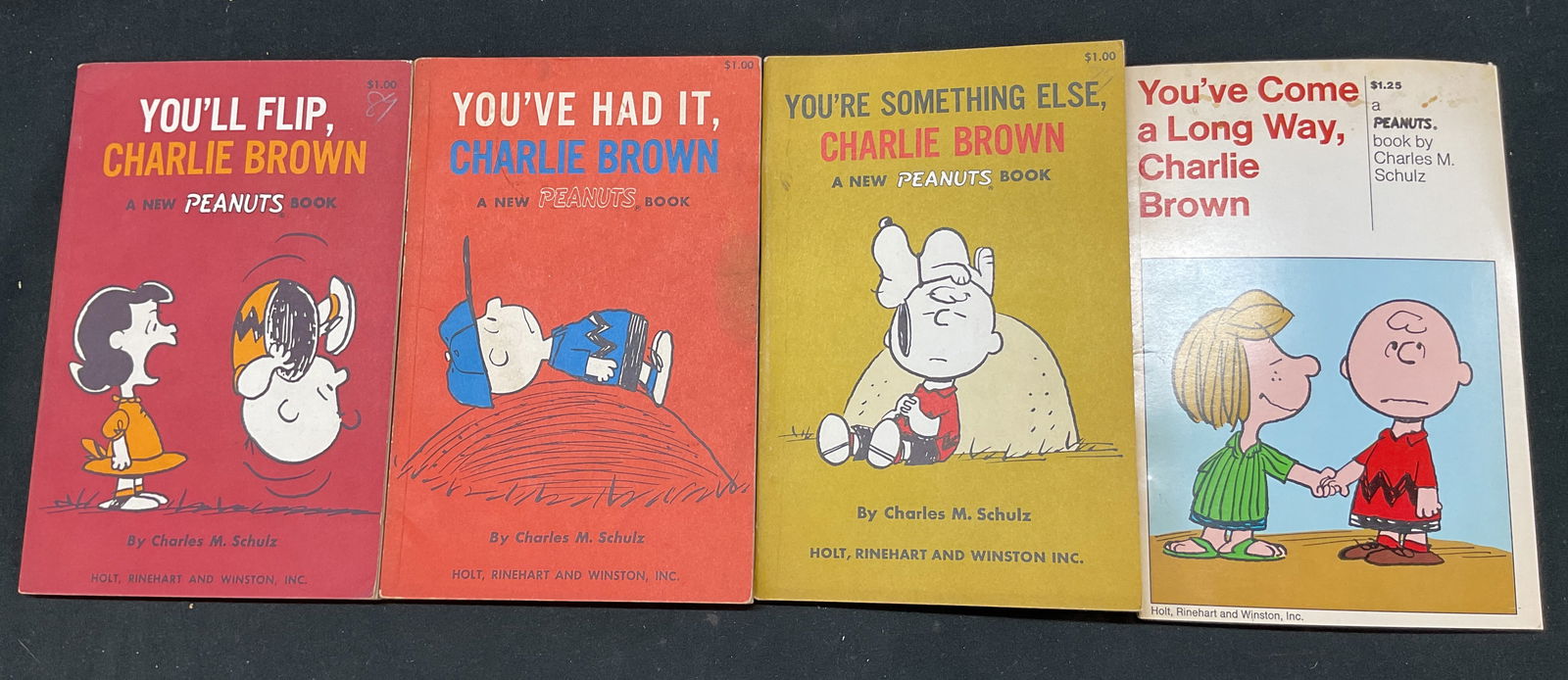 Lot 4 1st Ed Charlie Brown Books Schulz 1960s-70s (1 of 10)