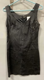 Plein Sud Black Leather Dress France