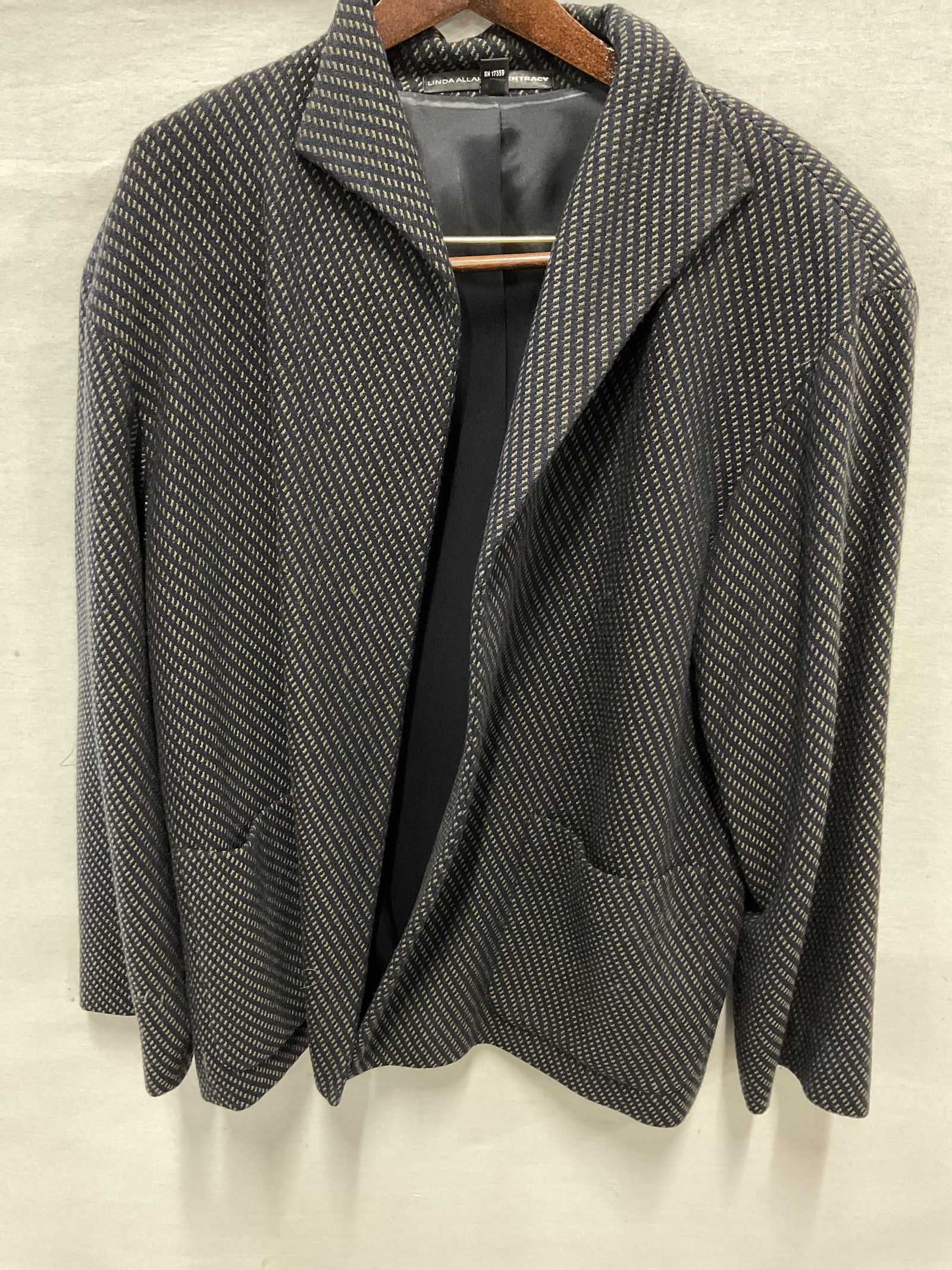 Linda Allard Ellen Tracy Black Suit Jacket (1 of 8)