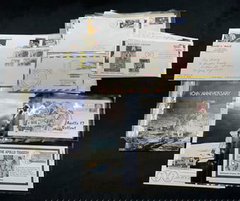 Grp Lot Assorted 40+ Space US Stamps 1900s