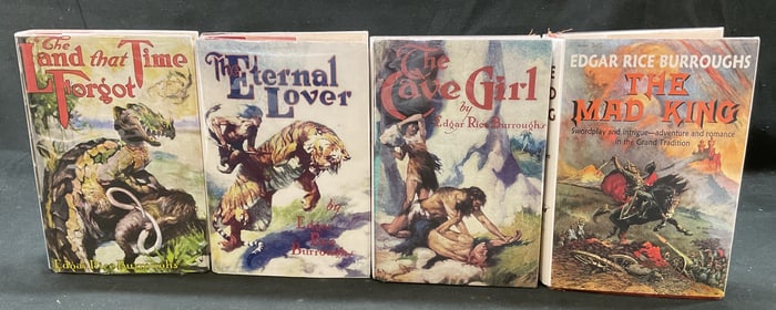 Lot 4 Edgar Rice Burroughs Fantasy Books 1920s