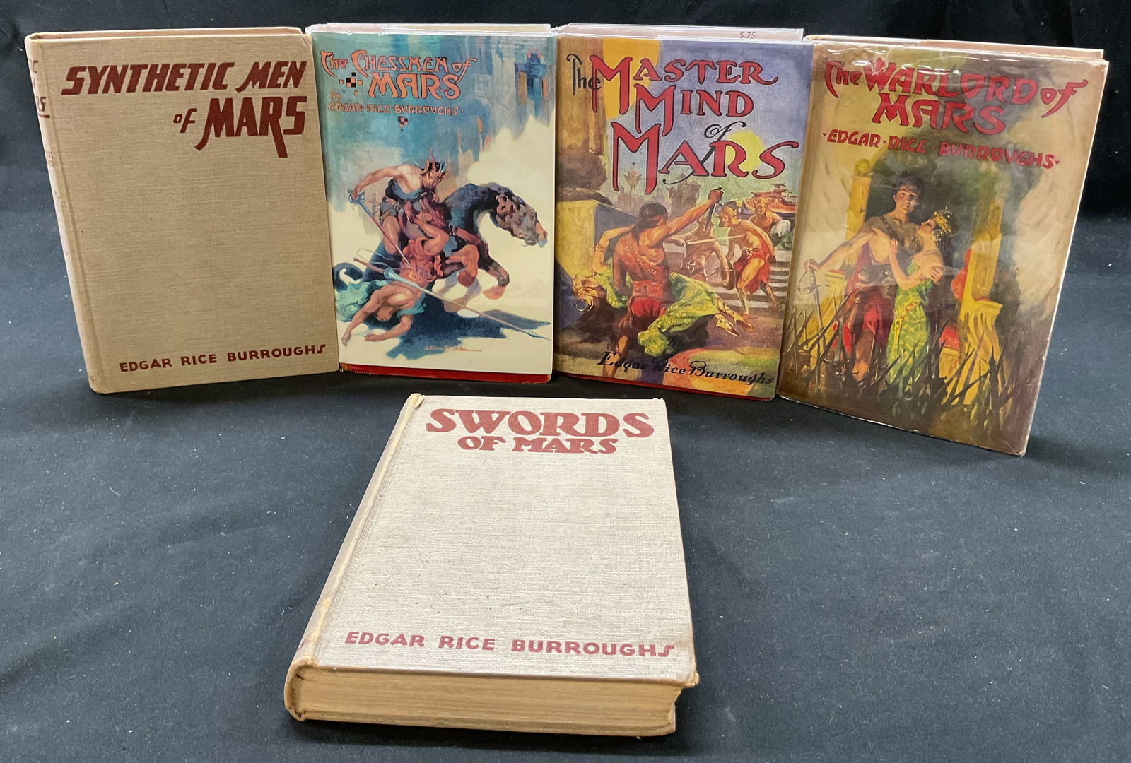 Lot 5 Edgar Rice Burroughs Books 1920s-1940s (1 of 12)