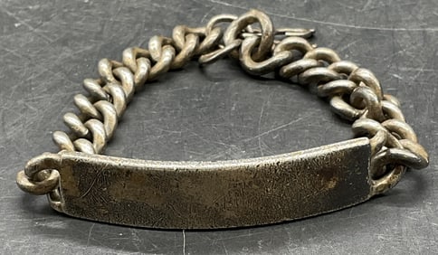Vintage Silver Chain Bracelet, Mexico 46 Grams