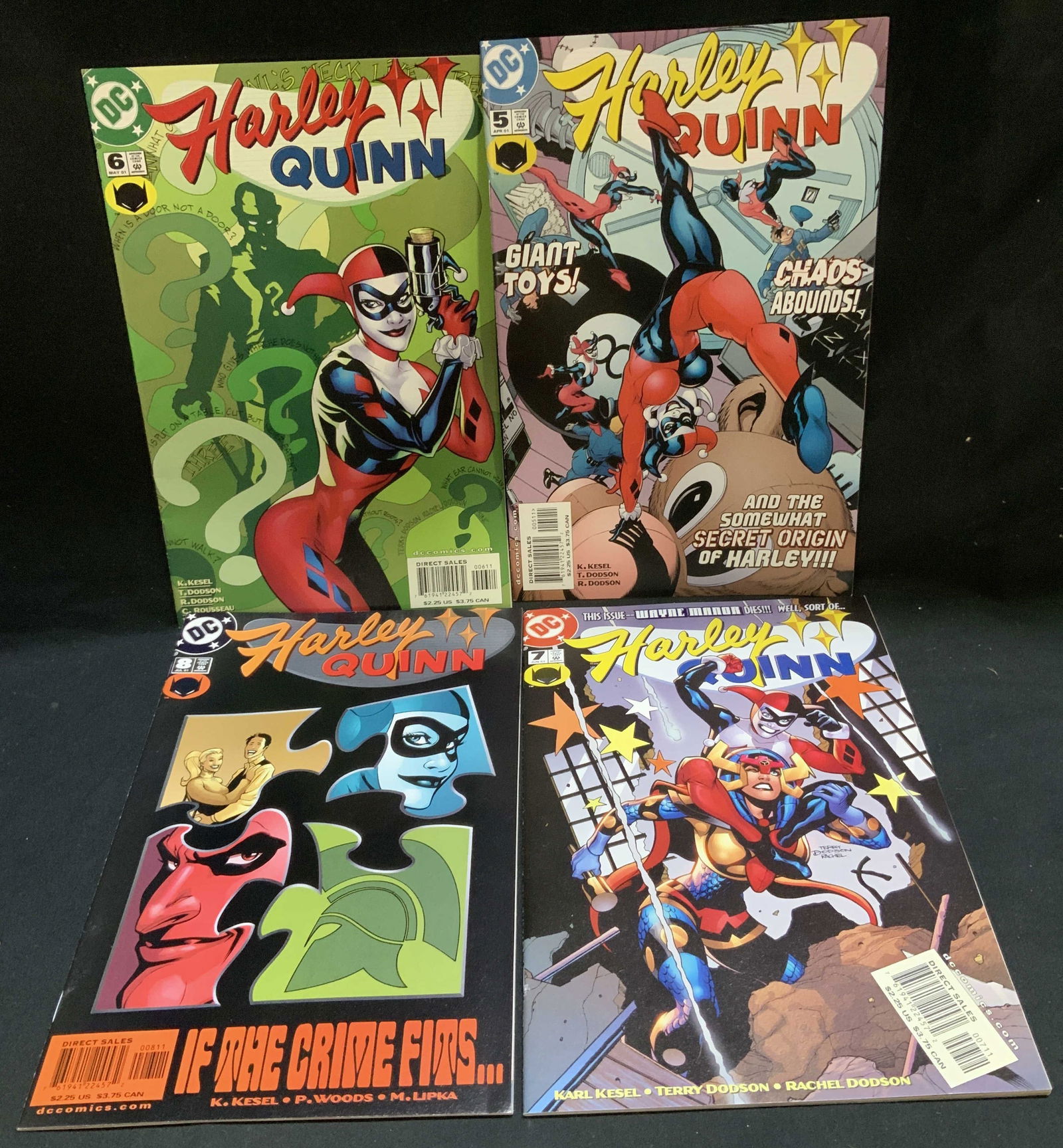 Lot 4 DC 2001 Harley Quinn Illustr Comic Books (1 of 9)