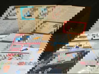 Lot15+ 1960-190s World Stamps, Envelopes, Ephemera