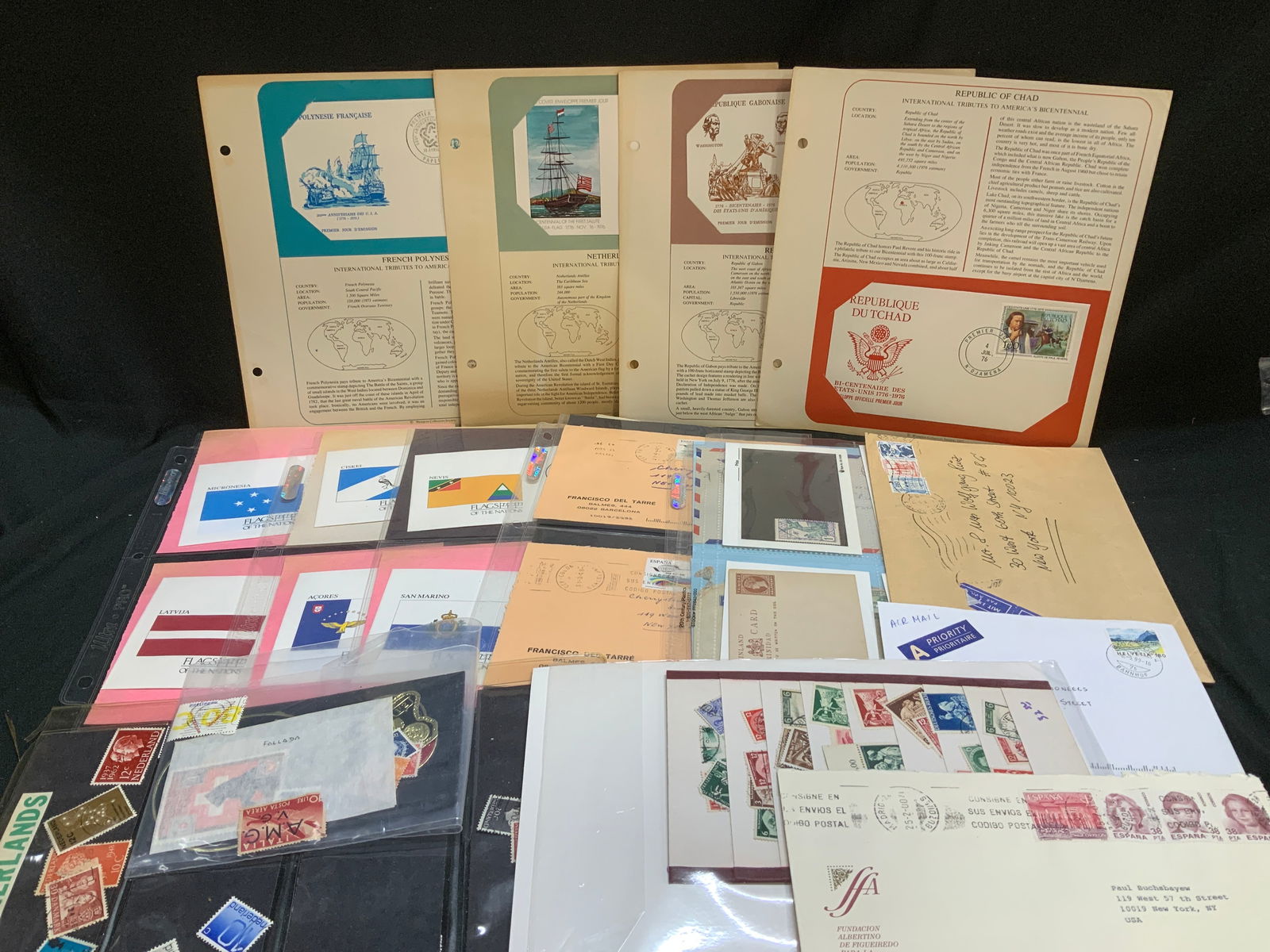 Lot15+ 1960-190s World Stamps, Envelopes, Ephemera (1 of 9)
