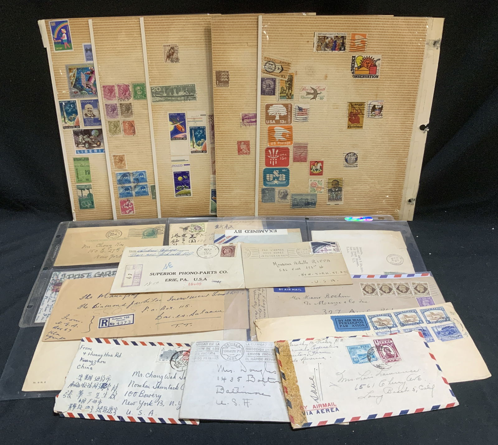Lot20+ 1930-40s Countries Stamps, Envelopes & Ephemera (1 of 6)