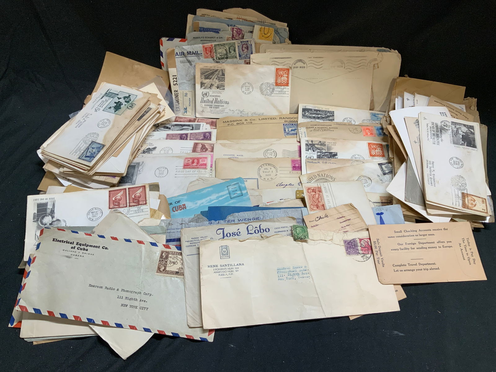 Lot 40+ 1930-1960s 1st Covers, Stamps, Ephemera (1 of 8)