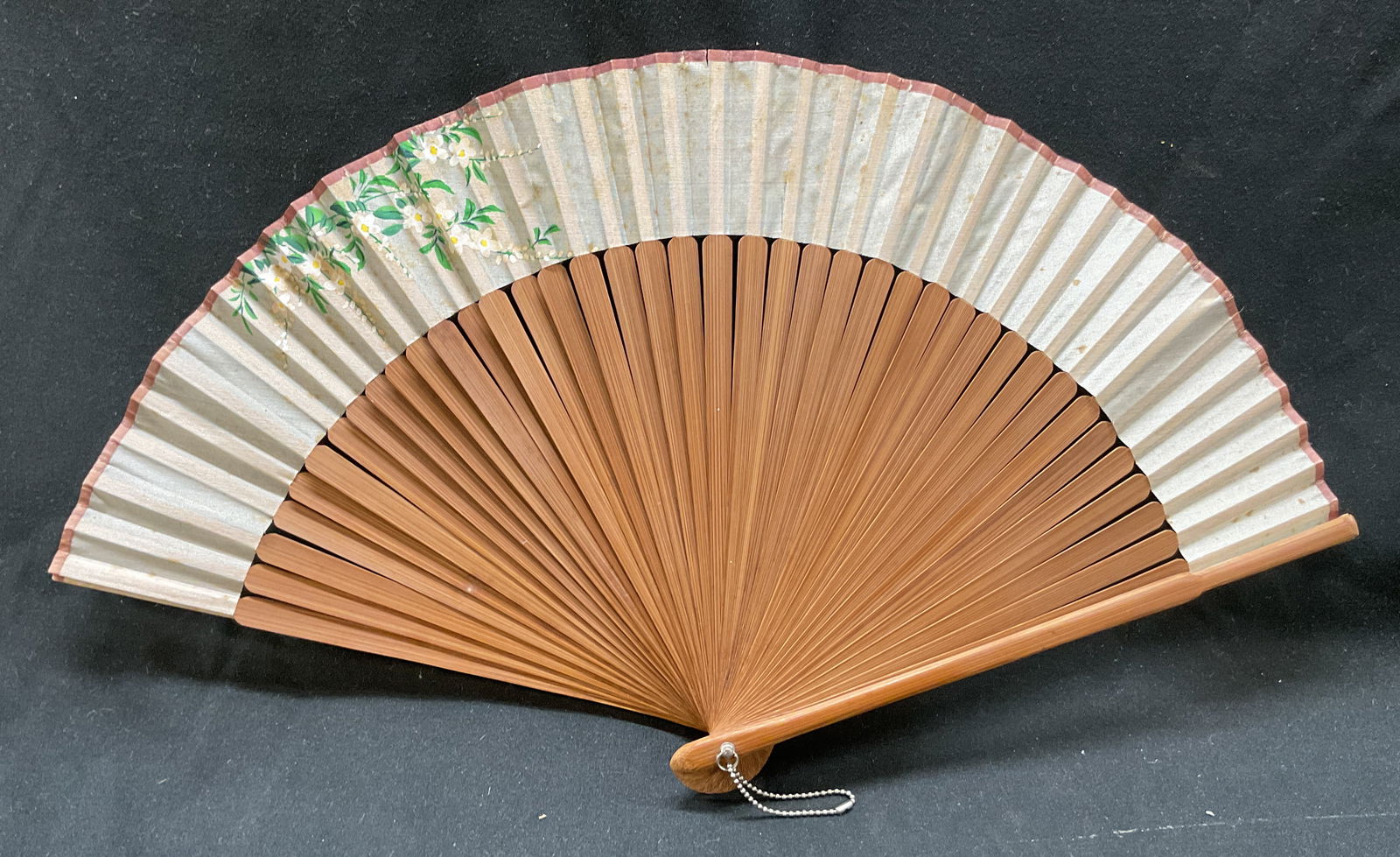 Vintage Hand Painted Folding Hand Fan (1 of 9)