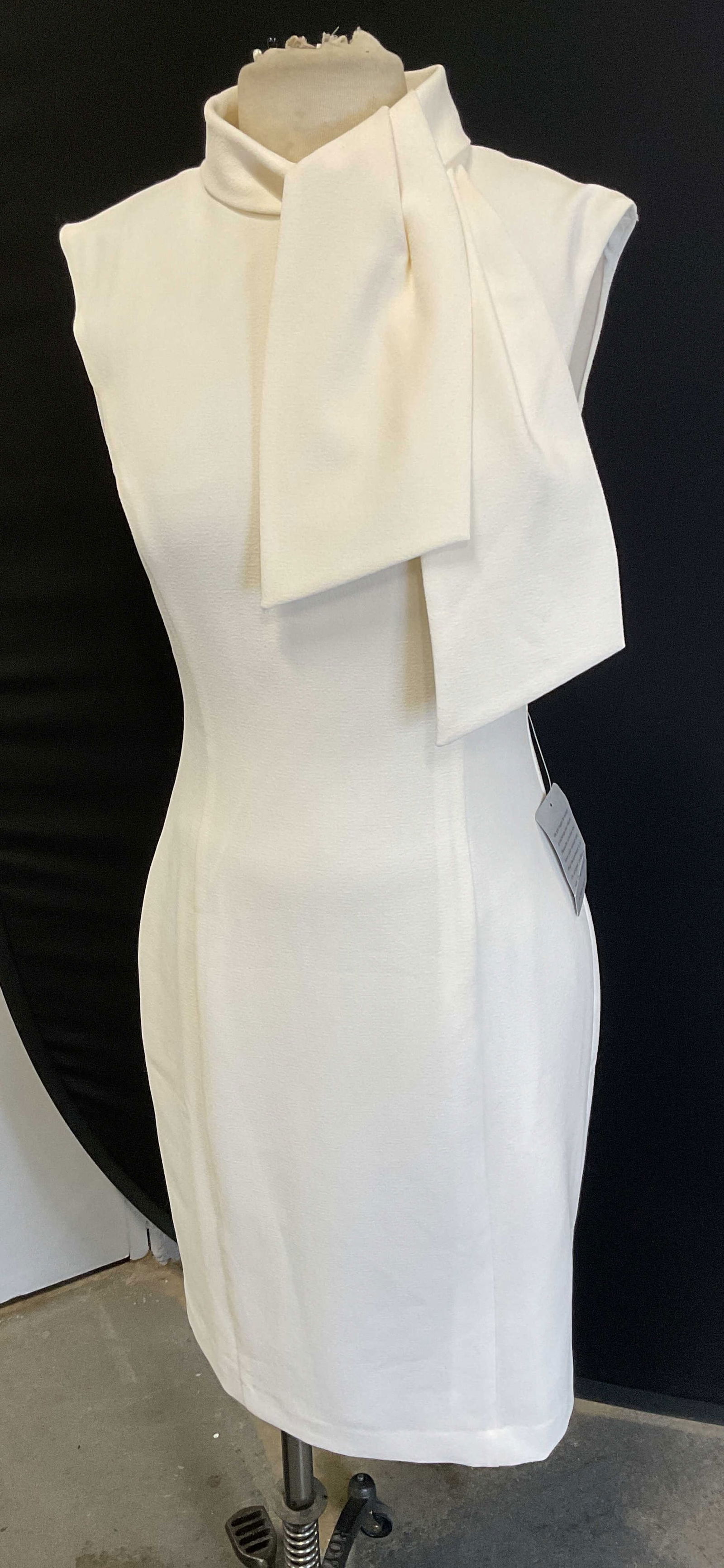 Harper Rose White Sleeveless Bow Dress NWT (1 of 6)